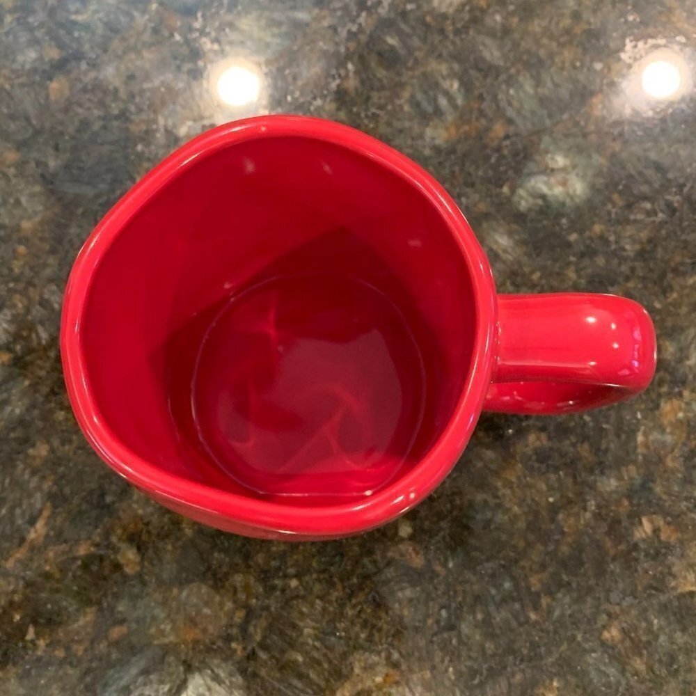 Rae Dunn SANTA Mug Red Ceramic Cup Artisan Collection LL Holiday Christmas Decor - Picture 6 of 7